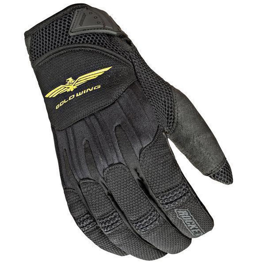 Close Out Joe Rocket 'Skyline' Men's Black Textile Motorcycle Gloves Size-Medium