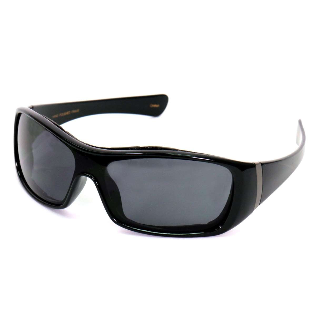 Hot Leathers Jayhawk Foam Padded Sunglasses with Smoke Lenses SGF1064