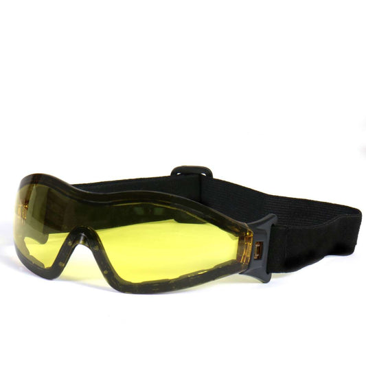 Hot Leathers Ares Safety Goggles with Yellow Lenses SGG1011